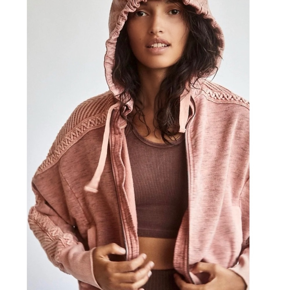 NWT. Free People - Mountain High Cable Hoodie - Picture 9 of 16
